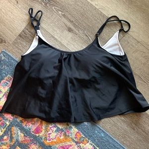 Kortni Jeane Black Swing Top